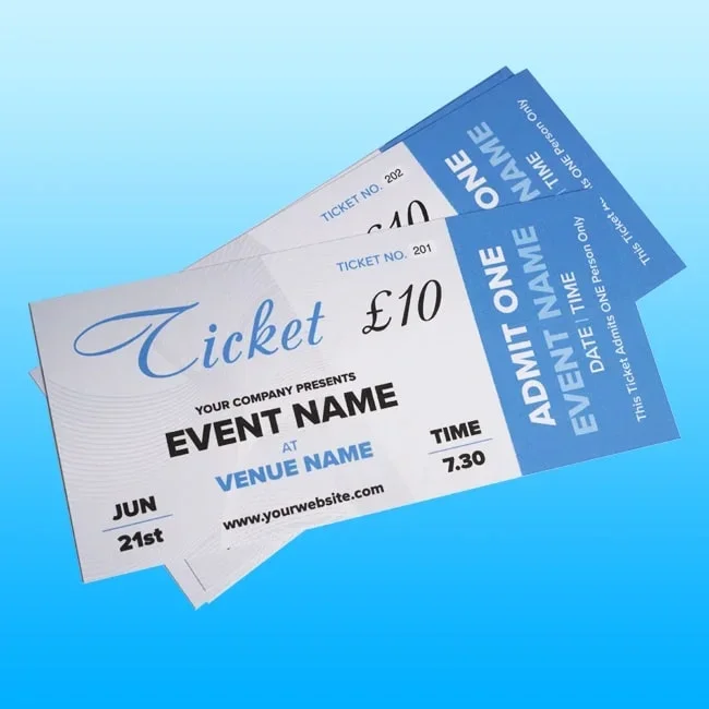 Tickets Printing Coatbridge